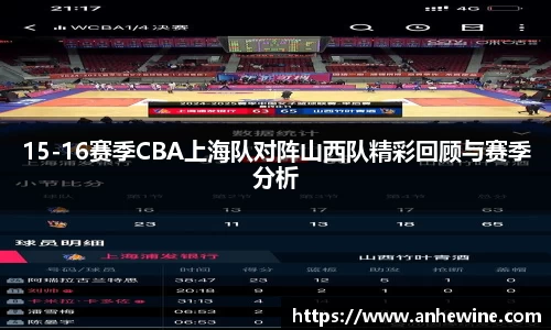 15-16赛季CBA上海队对阵山西队精彩回顾与赛季分析